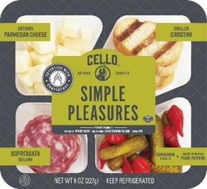 CELLO Launches New Simple Pleasures Ready-to-Serve Trays in Time for Entertaining Season 