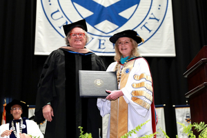 CHEF DAVID BURKE Receives Honoray Doctorate from Johnson & Wales University 