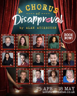 Cast Set For Alan Ayckbourn's A CHORUS OF DISAPPROVAL at Salisbury Playhouse 