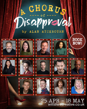 Cast Set For Alan Ayckbourn's A CHORUS OF DISAPPROVAL at Salisbury Playhouse Image