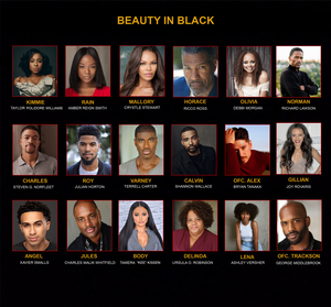 Cast Set For TYLER PERRY'S BEAUTY IN BLACK on Netflix Image
