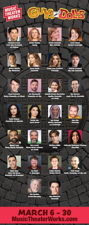 Cast and Creative Team Set For GUYS AND DOLLS at Music Theater Works Image