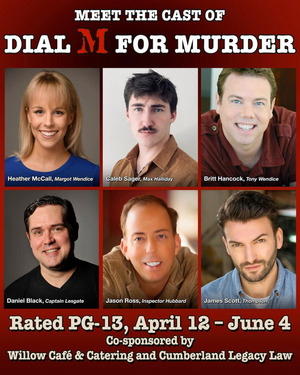 DIAL M FOR MURDER Comes to Cumberland County Playhouse This Month 