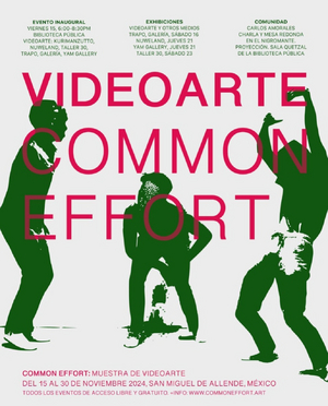 El Centro Cultural Ignacio Ramírez El Nigromante Del INBAL Participa En La Muestra De Videoarte Common Effort  Image