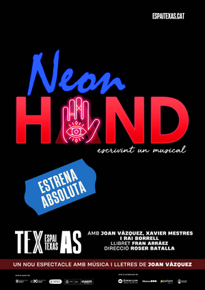 El Espai Texas de Barcelona acogerá el estreno de NEON HAND  Image