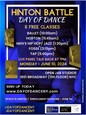 Hinton Battle Honored With A Free Day Of Dance in NYC 