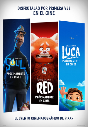 Las películas Pixar SOUL, LUCA y RED se estrenarán en cines por primera vez 