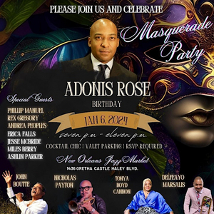 New Orleans Jazz Orchestra Hosts Adonis Rose's Birthday Celebration in January Image