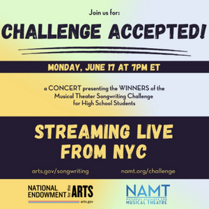 Program Mentors and Cast Revealed For Challenge Accepted! A Concert Presenting The Winners Of The Musical Theater Songwriting Challenge Image