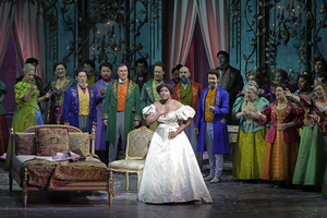 Review: Are Met Audiences Blue? Yes, Because TRAVIATA Has an Angel Image