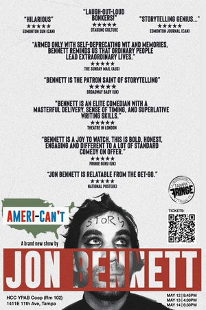 Review: JON BENNETT: AMERICAN'T Is a Triumph at the TAMPA FRINGE FESTIVAL Image