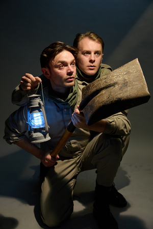 Review: MAKE MINE A DOUBLE - TUNNELS and PRESS, Park Theatre  Image