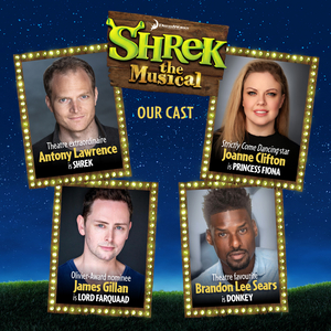Antony Lawrence, Joanne Clifton, James Gillan, and Brandon Lee Sears Will Lead UK Tour of SHREK THE MUSICAL Image