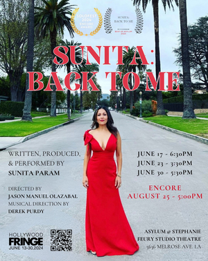 SUNITA: BACK TO ME Returns to the Stephanie Feury Studio Theatre This Weekend Image