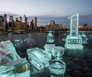 THE POLAR LOUNGE at 1 Hotel Brooklyn Bridge  Image