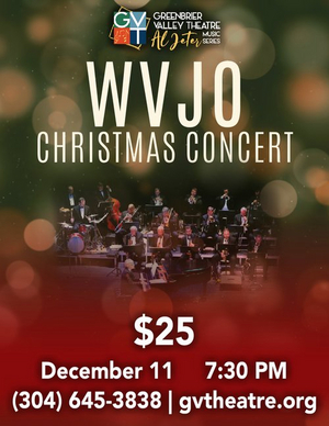 WVJO Christmas Concert Comes to Greenbrier Valley Theatre Next Month 