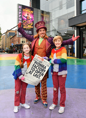 Willy Wonka Arrives in Birmingham to Celebrate CHARLIE AND THE CHOCOLATE FACTORY - THE MUSICAL 