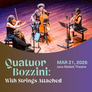Cassandra Millers THREE SONGS to Be Part of Soundstreams&rsquo; QUATUOR BOZZINI: WITH STRI Photo