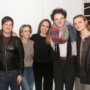 Exclusive: Angelina Jolie Visits Her Maleficent Co-Star Elle Fanning at APPROPRIATE