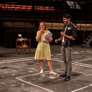 Photos: Gina Beck and Michael Simkins in Rehearsal For GUYS & DOLLS