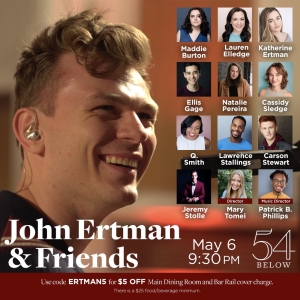 John Ertman and Friends Come to 54 Below in May