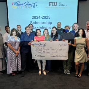 Coconut Grove Arts Festival Awards $30,000 in Scholarships to FIU to Foster Careers i