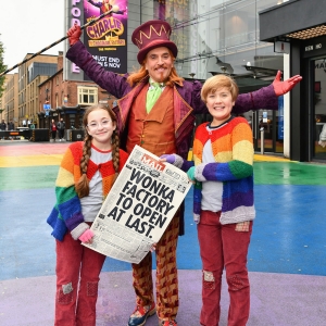 Willy Wonka Arrives in Birmingham to Celebrate CHARLIE AND THE CHOCOLATE FACTORY - TH Photo