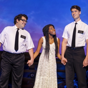 Cast Set For THE BOOK OF MORMON UK and European Tour Photo