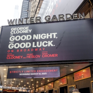 Up on the Marquee: GOOD NIGHT, AND GOOD LUCK Photo