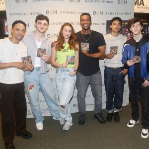 Photos: THE OUTSIDERS Cast Signs Original Broadway Cast Recording at Barnes & Noble Interview