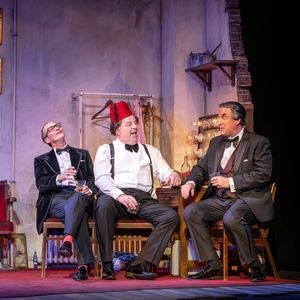 Photos: Steve Royle, Damian Williams, and Simon Cartwright in THE LAST LAUGH UK Tour Photo