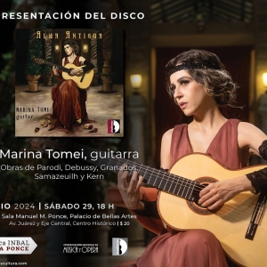 La Guitarrista Marina Tomei Presentará Su Disco Alma Antigua En La Sala Manuel M. P Photo