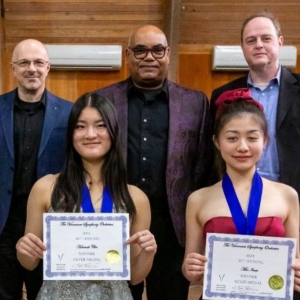 The Vancouver Symphony Orchestra's Young Artist Competition Gold Medalists Make Their Photo