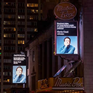 Photos: Broadway Marquees Dim In Honor Of Gavin Creel Photo