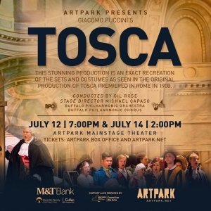 Opera Puccini's TOSCA Comes to Artpark Mainstage Theater Next Summer Photo
