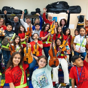 Palm Beach and Ft. Lauderdale Students Receive Violins From Record Donation to Palm Beach  Photo