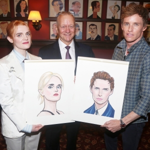 Photos: CABARET Stars Eddie Redmayne & Gayle Rankin Honored with Sardi's Portraits