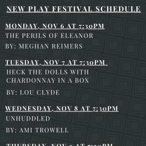Centre Stage Announces THE 21ST ANNUAL NEW PLAY FESTIVAL Photo