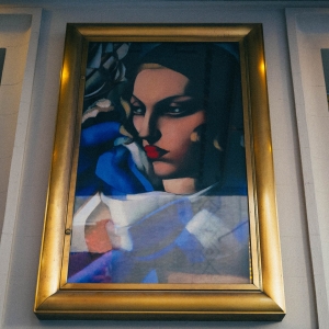 Photos: Selected Works of Tamara de Lempicka Are On Display Outside the Longacre Thea Photo
