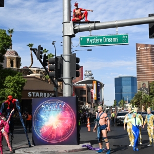 Cirque Du Soleil Celebrated With Newly Named Street, “Mystere Dreams Ave,” On  Photo