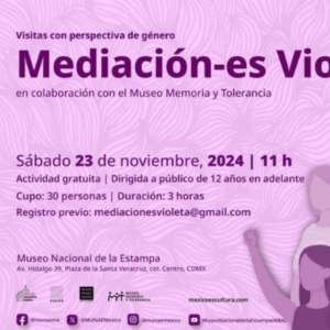 Mediación-es Violeta Ofrecerá Diversas Actividades Con Perspectiva De G&eacu Photo