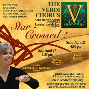 The Verdi Chorus Concludes 40th Anniversary Season With STAR-CROSSED! in April