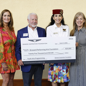 Photos: Genesis Inspiration Foundation Donates $25,000 to Broward Performing Arts Fou Photo