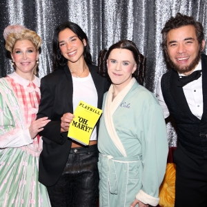 Photos: Dua Lipa Visits OH, MARY! on Broadway Photo