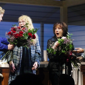 Photos: Patti LuPone and Mia Farrow Take Opening Night Bows in THE ROOMMATE Video