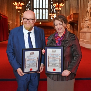 Dame Rosemary Squire And Sir Howard Panter Receive Freedom Of The City Of London Photo