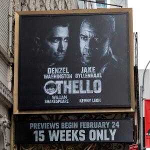 Up on the Marquee: OTHELLO Photo