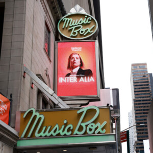 Up on the Marquee: INTER ALIA Arrives on Broadway