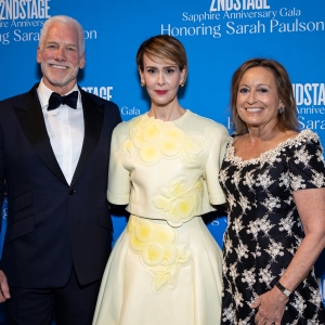 Photos: Stars Walk the Red Carpet for Second Stage's Sapphire Anniversary Gala…