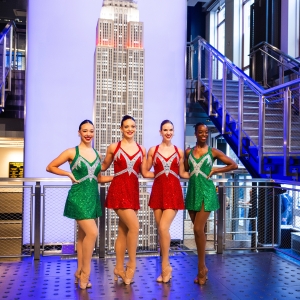 Photos: The Rockettes Celebrate CHRISTMAS SPECTACULAR Opening at Empire State Buildin Photo